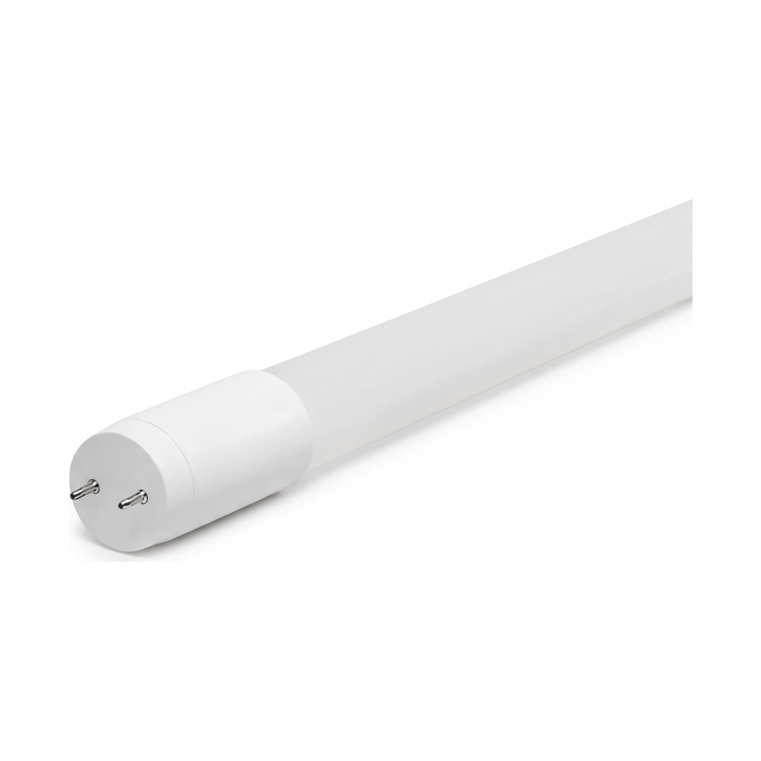 Tubo LED T8 branco leitoso de 1,20 m com pinos G13 na ponta