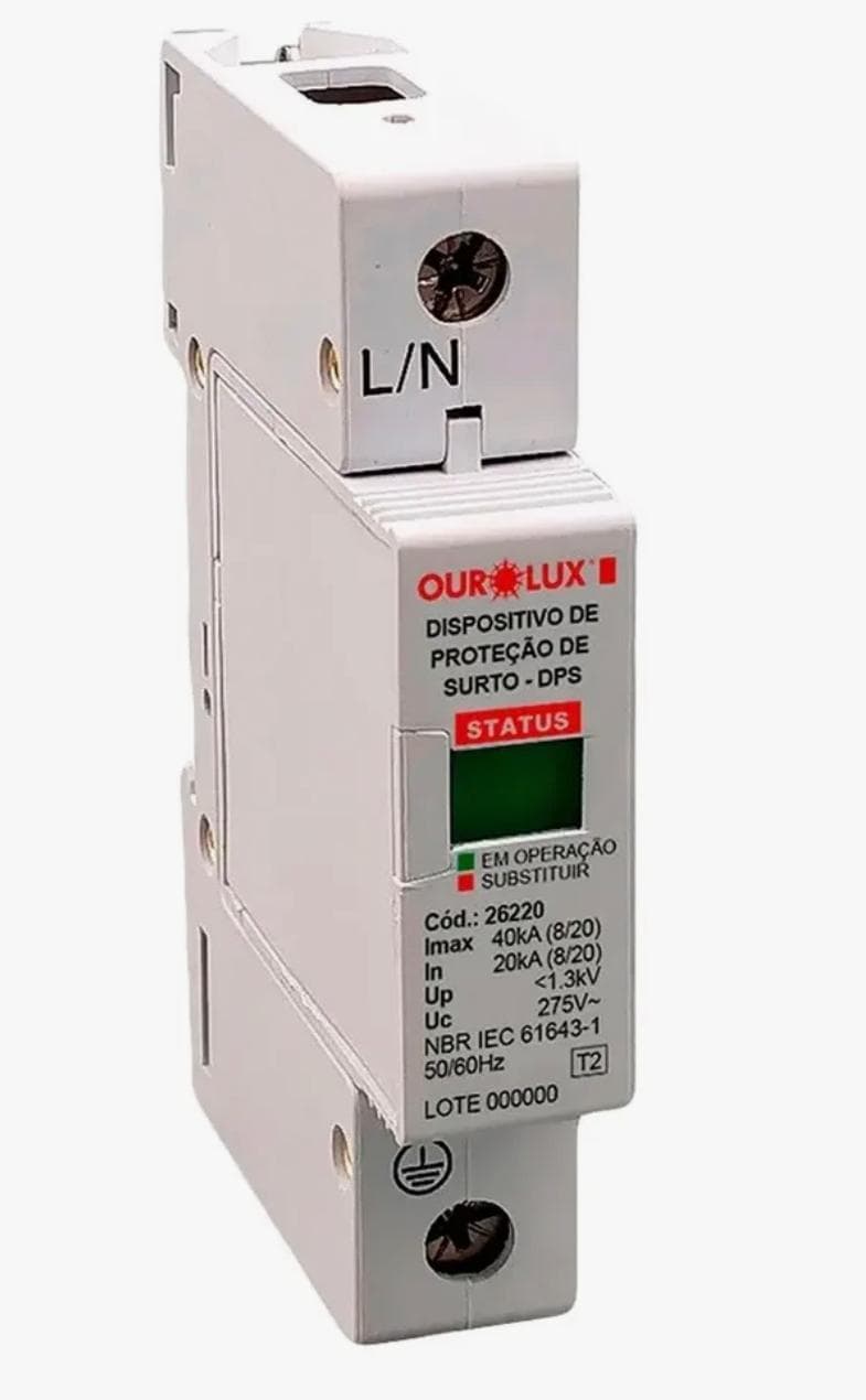 Dps Dispositivo Proteção Contra Surto Ourolux 1p 40ka