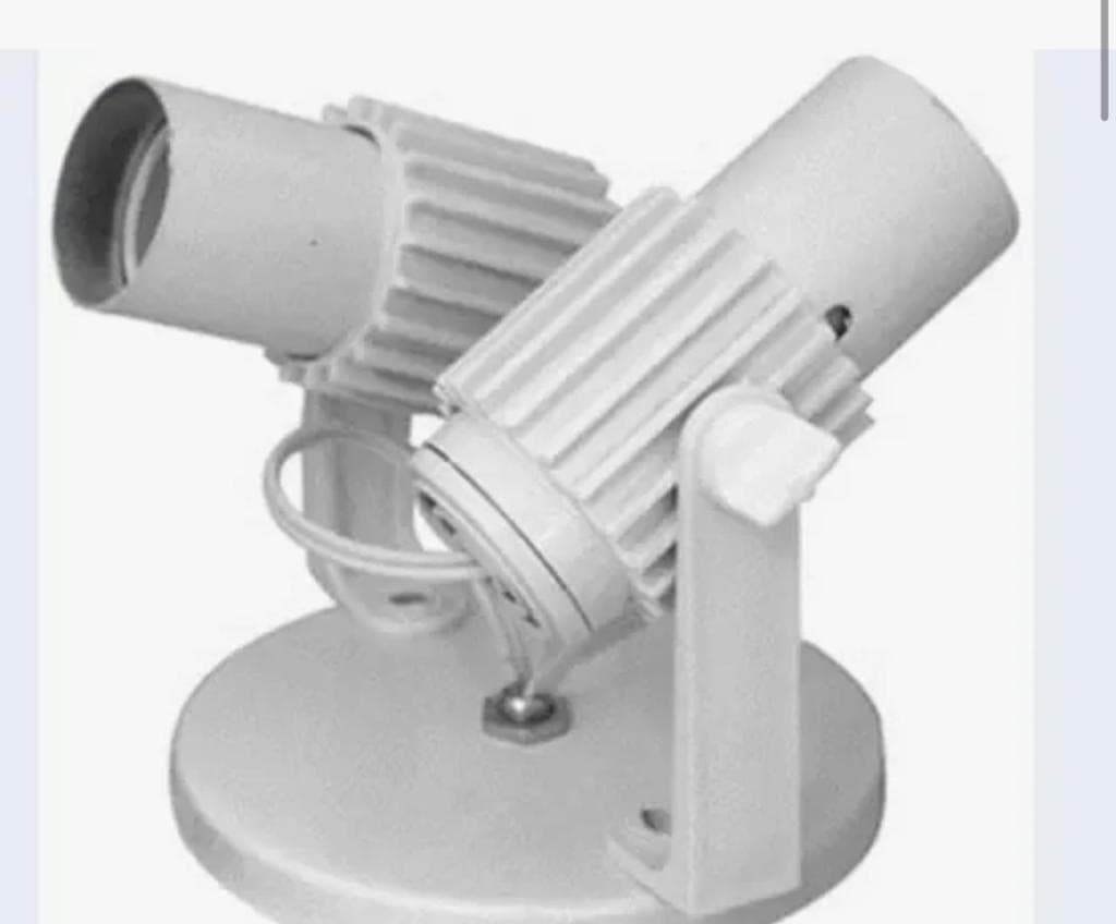 Spot Reue Aletado Sobrepor p 2 Lamp Branco Pleno