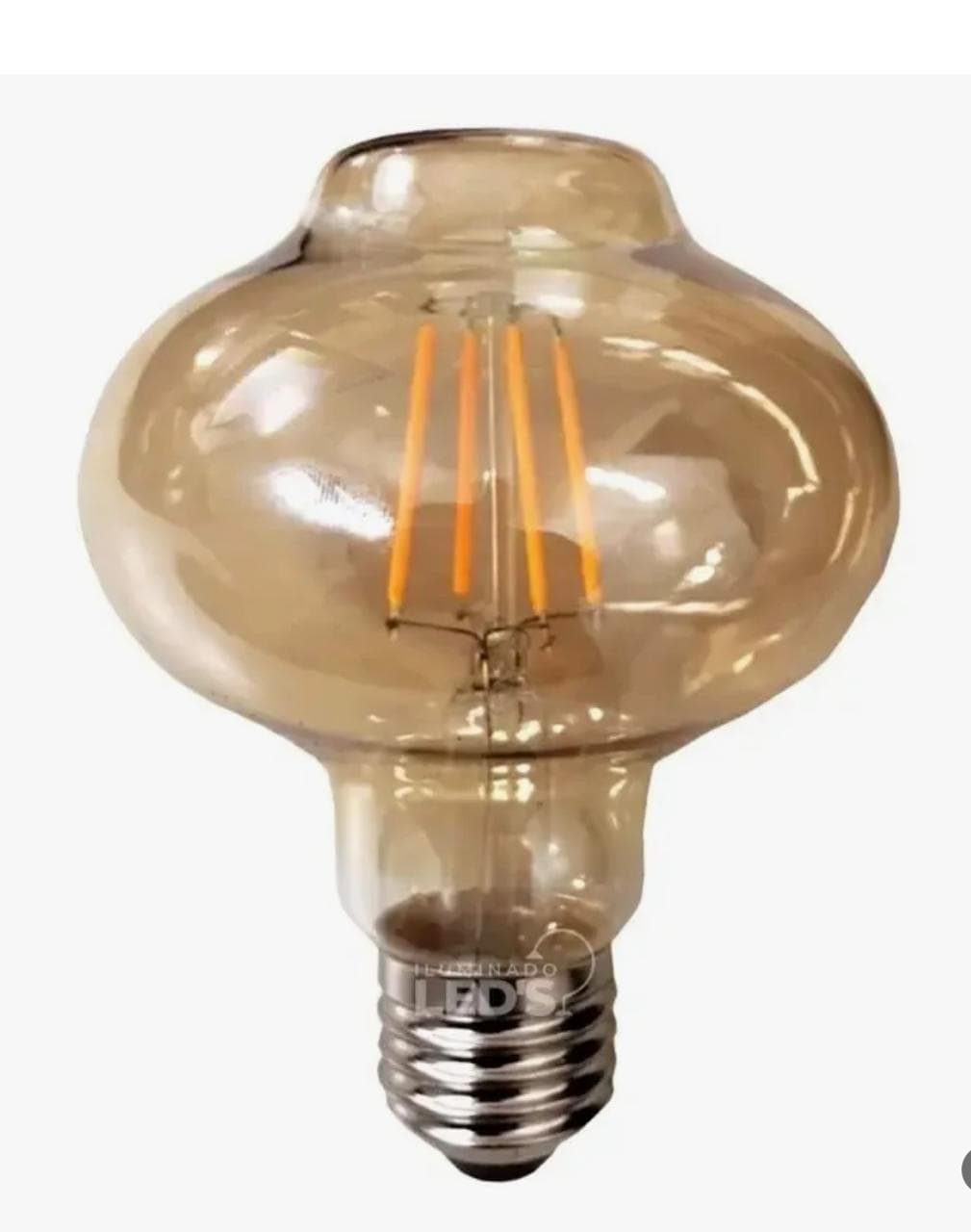G80-DL Luminaria Decorativa Fixa Tipo G80 Lanterna Marrom 85V-265V 2300K 4W E27 50 50 2500 (101TD-400)