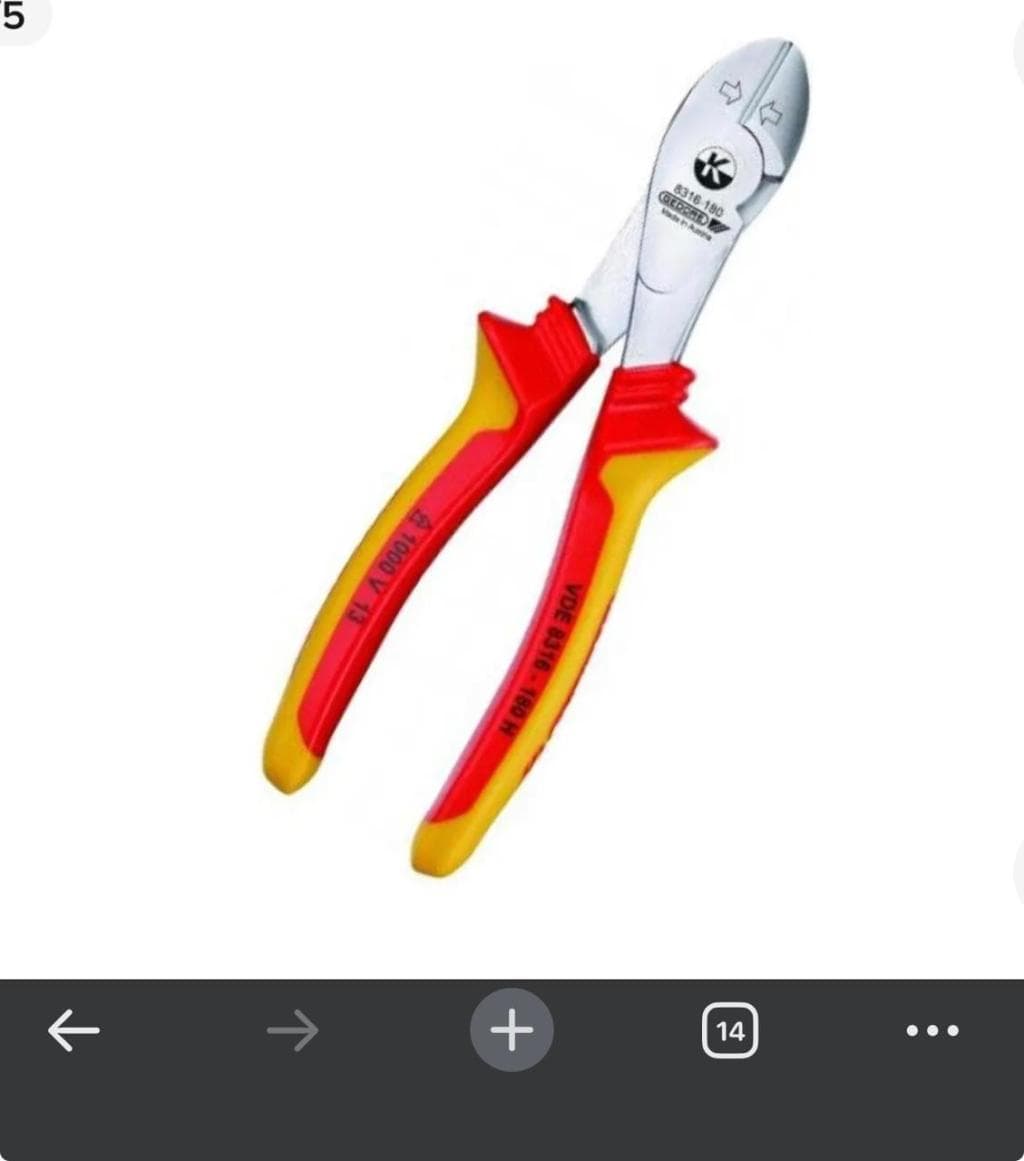 Flor Arte B.alicate de Corte 19CM