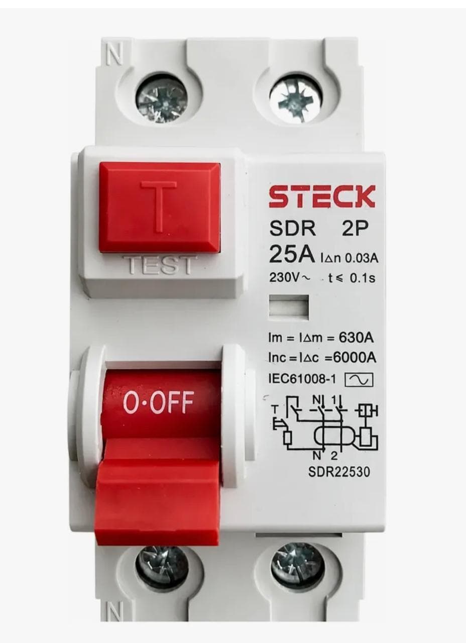 Interruptor Diferecial Residual 25A Steck
