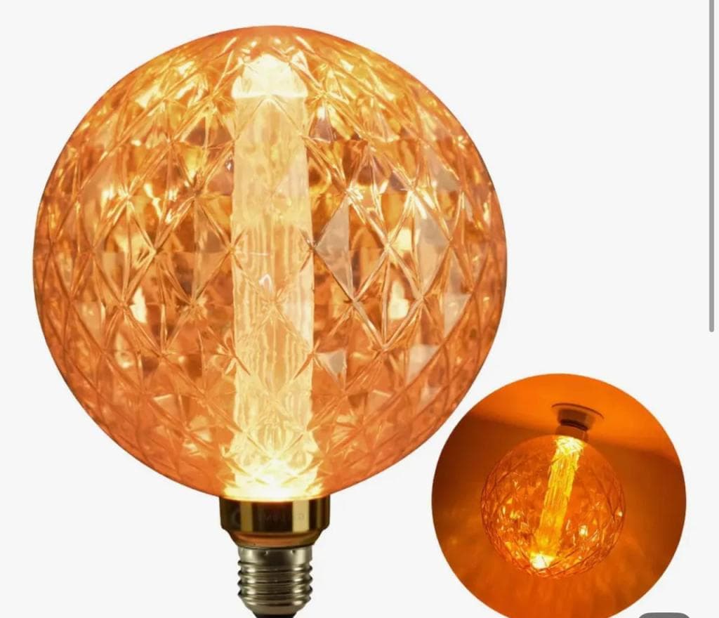 Lampada LED Parte Filamento Alistar Abacaxi 3W E27 Embuled Branco-quente