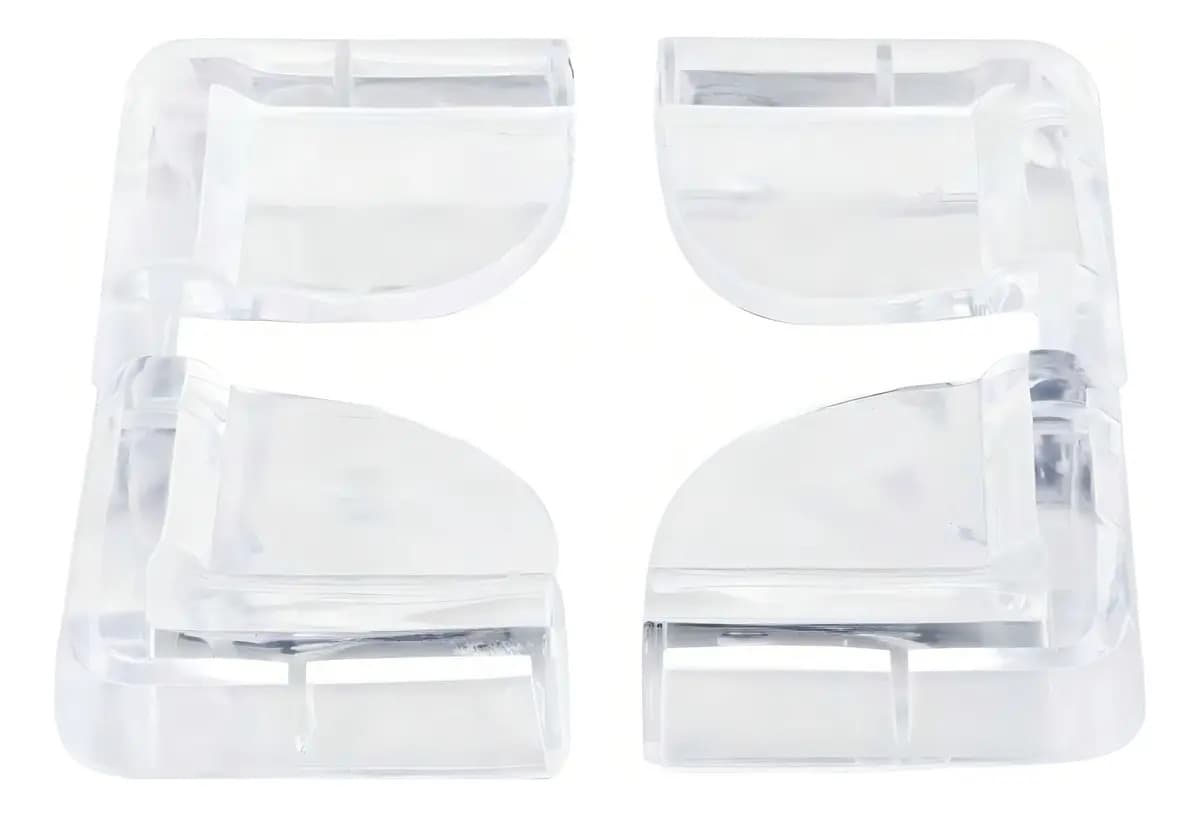 Protetor Silicone Canto Móveis Proteção Para Bebê 4 Unidades